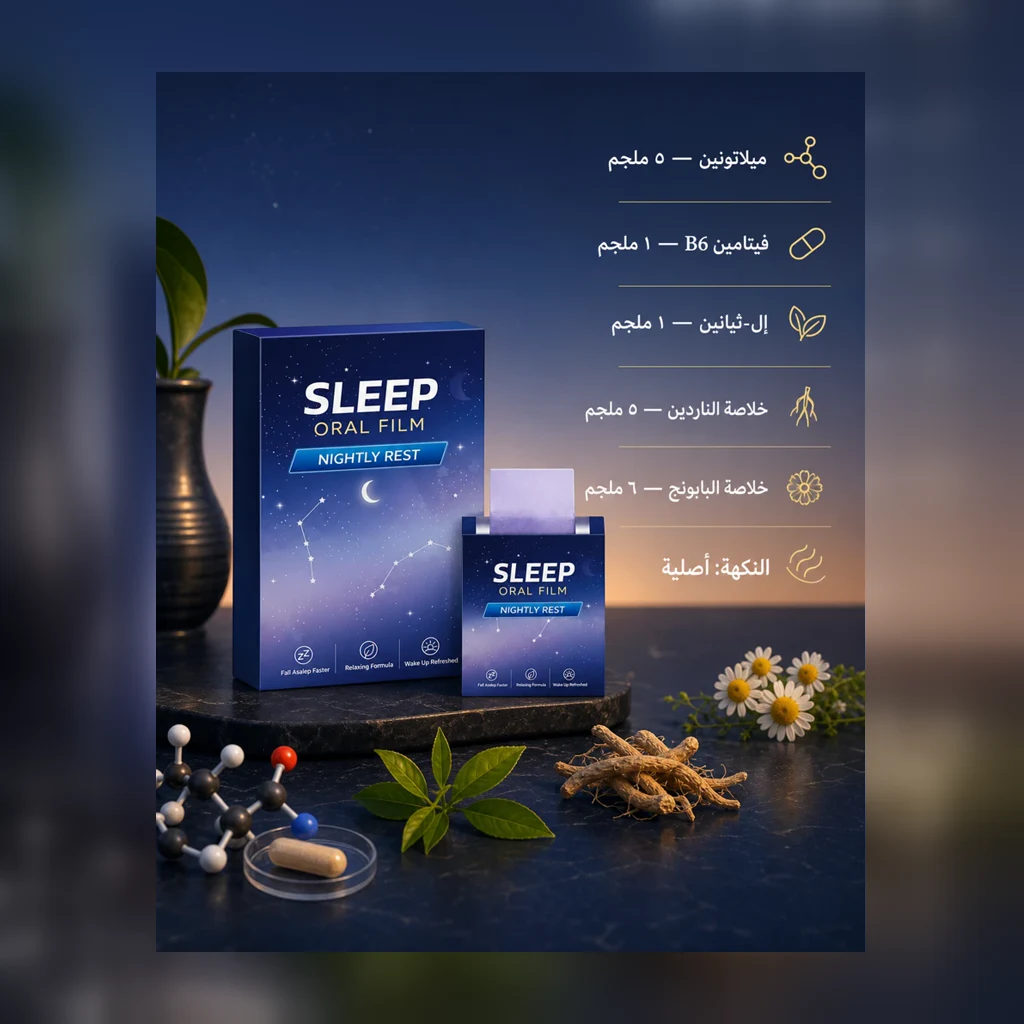 شرائح ليل للمساعدة على الدخول في النوم
